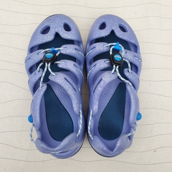 Mion by Keen Youth Purple Flowers Sandals Shoes Waterproof Hiking Swim Size 3 - Picture 6 of 10